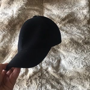Black ball cap